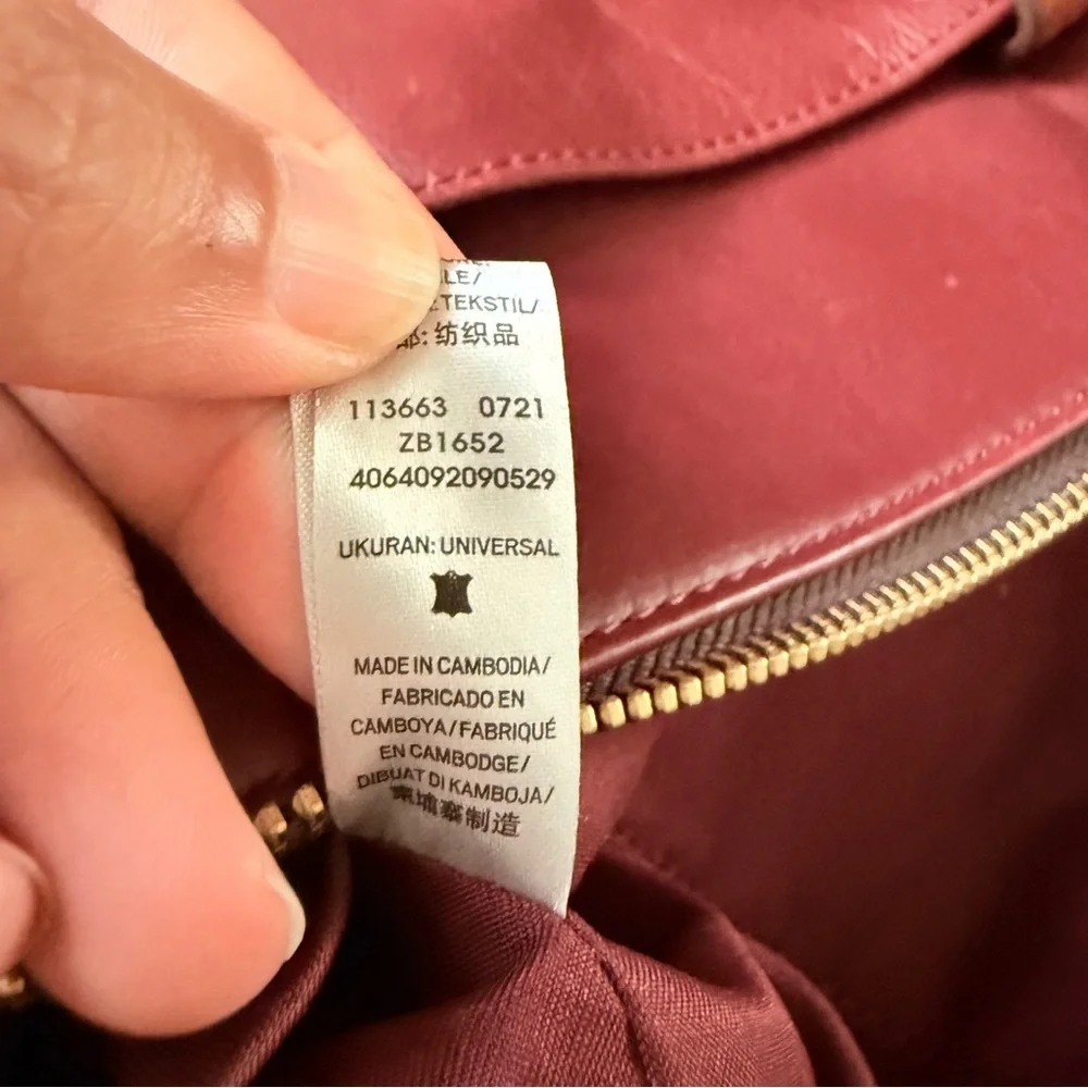 Fossil Rachel Leather Tote with Zipper